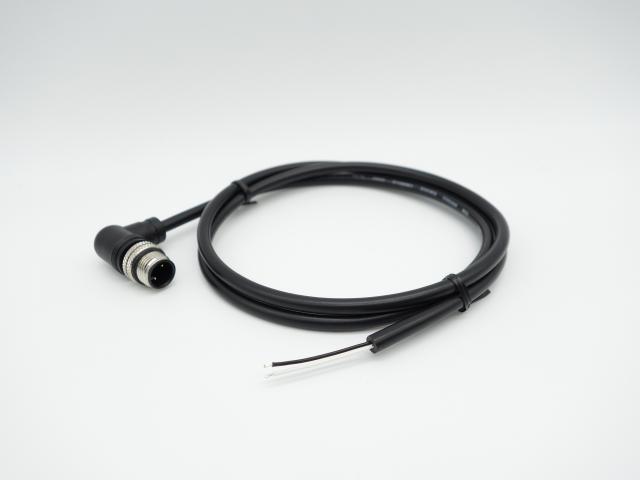 M12-02P(M)-90˚ Waterproof Cable Assembly