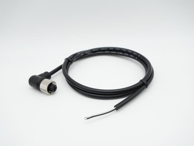 M12-02P(F)-90˚ Waterproof Cable Assembly