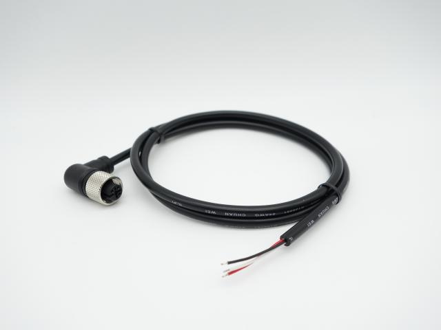 M12-03P(F)-90˚ Waterproof Cable Assembly