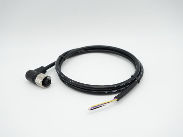 M12-05P(F)-90˚ Waterproof Cable Assembly